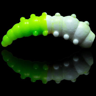 Силиконовая приманка Soorex Pro Major 42mm цв. #305 White/Chartreuse Cheese 6pcs.
