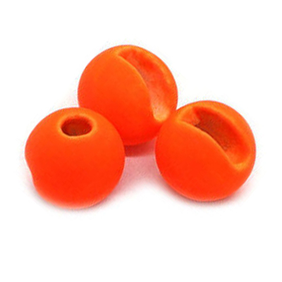 Груз-головка вольфрам бусинка с прорезью Kosadaka Orange 1.25 гр (3шт) TJB-RO-1.25