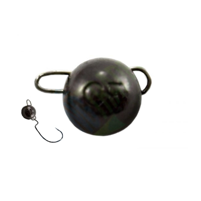 Вольфрамовая шарнирная головка Crazy Fish 7г цвет чёрный 