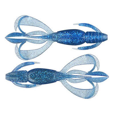 Силиконовая приманка Keitech Crazy Flapper 3.6" - #301 Sapphire Blue