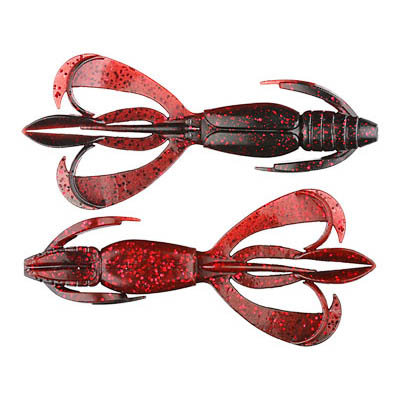 Силиконовая приманка Keitech Crazy Flapper 3.6" - #411 Black Cherry