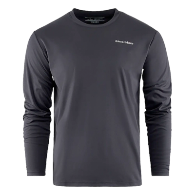 Лонгслив Grundens Bait Ball LS Tech Tee, Black, 3XL