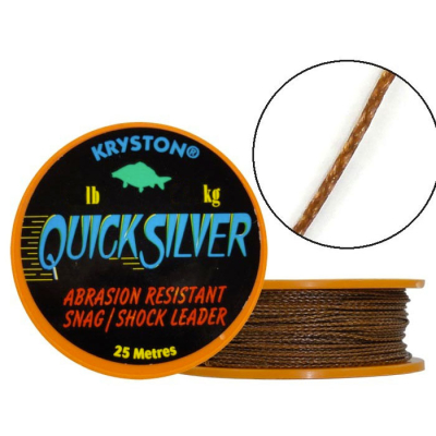 Поводковый материал Kryston Quicksilver 25м 25lb QS1