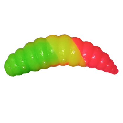 Силиконовая приманка Zombie Dura Plus (Дура+) цвет Попугай/parrot (g.chartreuse/lemon/red), floating