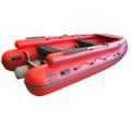 Надувная лодка ПВХ Фрегат M-400 FM Lux красный