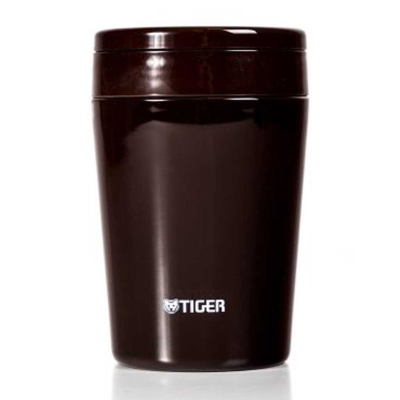 Термоконтейнер для первых или вторых блюд Tiger MCL-A038 Chocolate Brown, 0.38 л