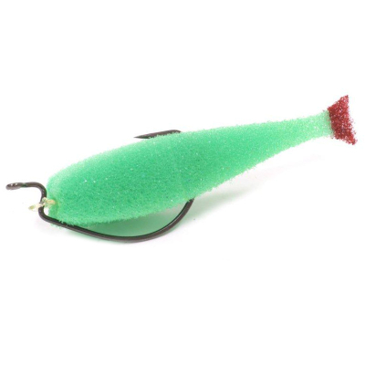 Поролоновая рыбка Lex Classic Fish 10 OF2 GB (зеленое тело/красный хвост)
