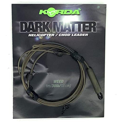 Готовый монтаж Korda Dark Matter Leader Heli Weed 40lb