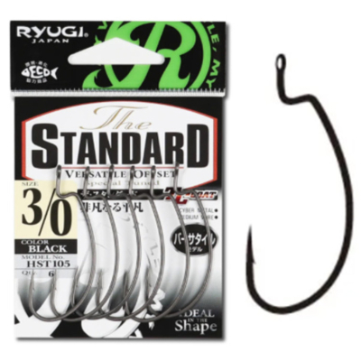 Крючок Ryugi The Standard Hook TC(tef) №5/0