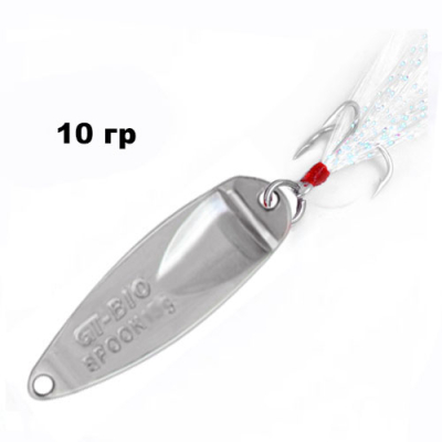Блесна GT-BIO Japanese Clogs II 3.5см, 10гр, серебро