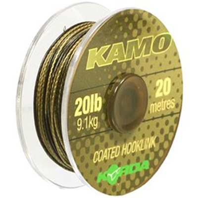 Поводковый материал Korda Kamo Coated Hooklik 50lb 20м KKB50