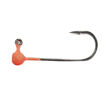 Джиг-головка 0,3 в упаковке 5шт,крючок KUMHO №6 оранжевый