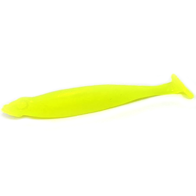 Силиконовая приманка Boroda Baits Anchous 90мм цвет ЛИМОННЫЙ (Lemon)