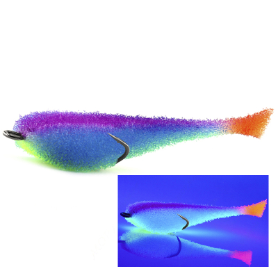 Мормыш Классическая Поролоновая рыбка с открытым двойником 11 см, цв. 44 (PFC11-44)