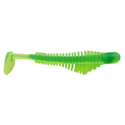 Мягкие приманки B Fish & Tackle Pulse-R Paddle Tail 2.45" - Chartreuse/Green Core