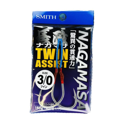 Крючки для пилькеров Smith Nagamasa Assist Hook Twin № 3/0
