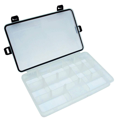 Коробка для рыболовных принадлежностей Quantum Waterproof Tackle Box #S, 22,5х17,5х4,7см