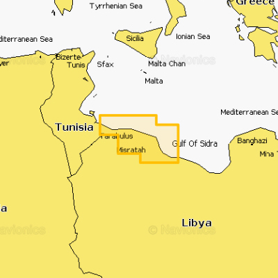 Карта Navionics Abu Kammash/Surt 5G220S