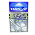 Крючок офсетный Hanzo Offset Worm BLN №2/0 (уп. 10шт.) OW-001-2/0-bln