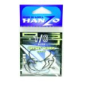 Крючок офсетный Hanzo Offset Worm Неavy BLN №1/0 (уп. 5 шт.) OWH-001-1/0-bln