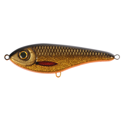 Воблер Strike Pro Buster Jerk II Shallow Runner, 120 мм, 37 гр цв. C768 Golden Roach (EG-049#C768)