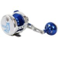 Мультипликаторная катушка Blue Marlin BMF 08 D серебро