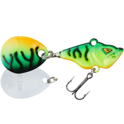 Тейл-спиннер Balzer Shirasu Colonel Spin Buddy UV 36мм 21гр. металл цв. Fire Shark (13661 219)