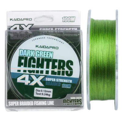 Леска плетёная Kaida Fighters Braid Line PX402 100м  0,12мм