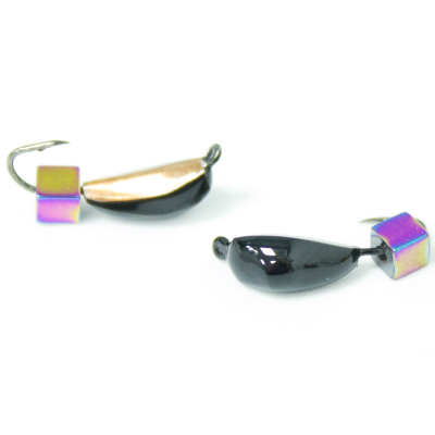 Мормышка Нимфа №3 (чм)+ куб хамелеон(1.0)