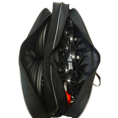 Набор жерлиц RodStars в сумке 10 шт, алюминиевая стойка катушка 90 мм (оснащенные)