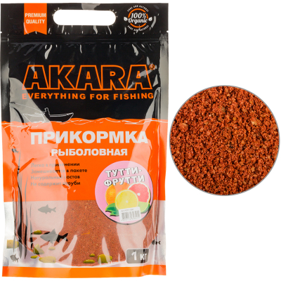 Прикормка Akara Premium Organic 1,0 кгТути-фрутти