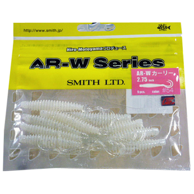 Силиконовая приманка Smith Perfomance Bait AR-W Series Curly 70мм. (9шт./уп.) цв. №54