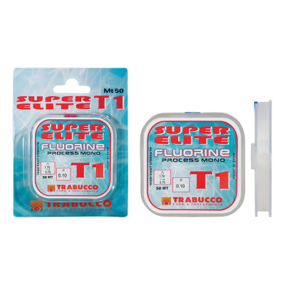 Леска Trabucco Super Elite T1 Fluorine 50m Clear - 0.18mm 5.38kg