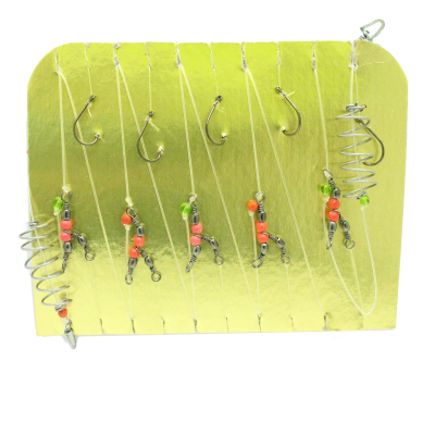 Монтаж с крючками 5 поводков М5л (леска) крючки №6