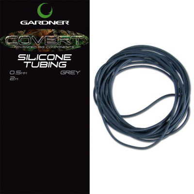 Трубка силиконовая Gardner Covert Silicone Tubing 2m GREY CSILGRT