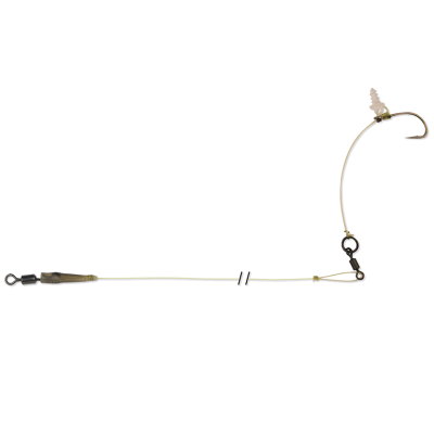 Оснастка Carp Spirit Hinged Stiff Rig Barbed S6 X1 шт. (ACS340039)