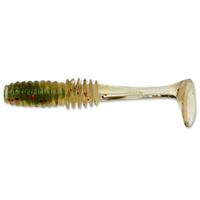 Силиконовая приманка Megabass Rocky Fry 2" Vib-Tail цв. Olive Red Flake