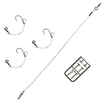 Волосяная оснастка Prologic Chod - Hinged Stiff Rig STD 4cm 20lb/XC8 № 8*, арт.50127