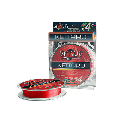 Шнур Sprut Keitaro Ultimate Braided Line x4 (140m/Hot Red/0,12mm/9,1kg)