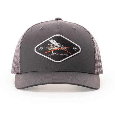 Кепка Grundens CC Hopper Trucker, Charcoal, One Size