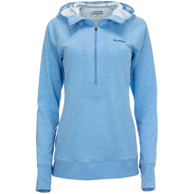 Термофутболка Simms Women's Bugstopper Hoody, Cornflower Heather, XS