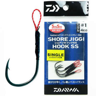 Крючки ассисты Daiwa Shore Jigi Jook SS Single 1