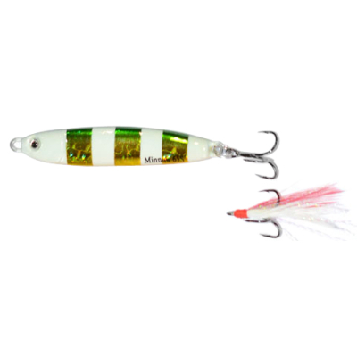 Пилкер GRFish Metal Minnow 72S, 30g, 72mm, цвет P60, свето-накопительный