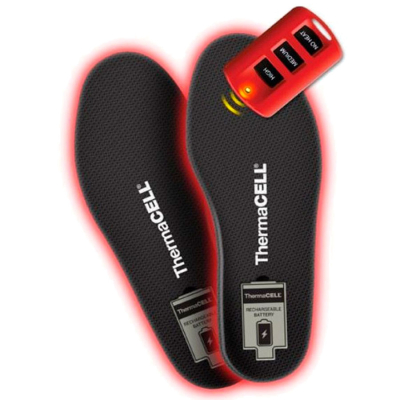 Стельки с подогревом ThermaCell со съемными аккумуляторами, зарядным устройством, пультом ДУ (HW20-XL)