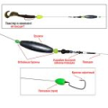 Оснастка Smart Baits "Каролина-Барышева", вес груза 80 гр, №1