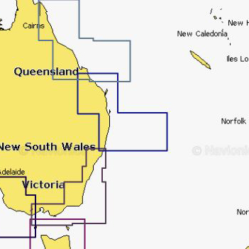Карта Navionics South East Qld 8G164S