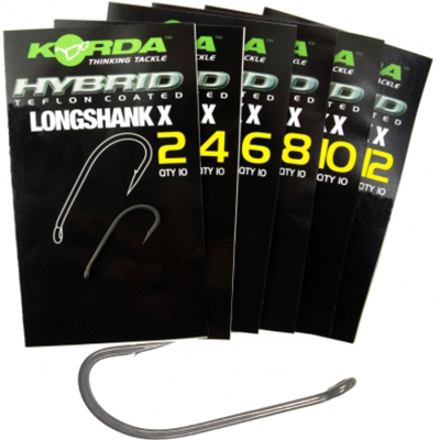 Крючок Korda Long Shank X-10 KLSX10