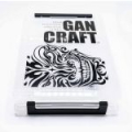 Коробка для снастей Gan Craft Face Logo Reversible Box 140x104x32mm #Clear/Smoke