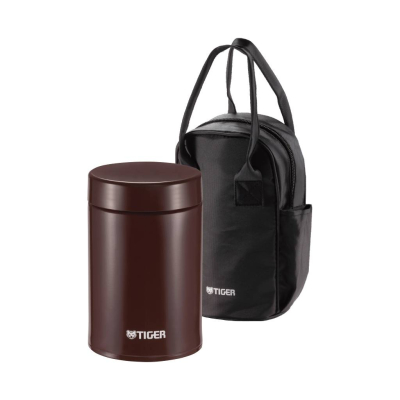 Термоконтейнер для первых или вторых блюд Tiger MCJ-A075 Cocoa, 0,75 л в сумке