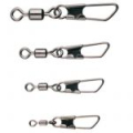 Карабин с вертлюгом Cralusso Swivel & safety snap №14 / 3,0 кг (12pcs/bag) (2115-14)
